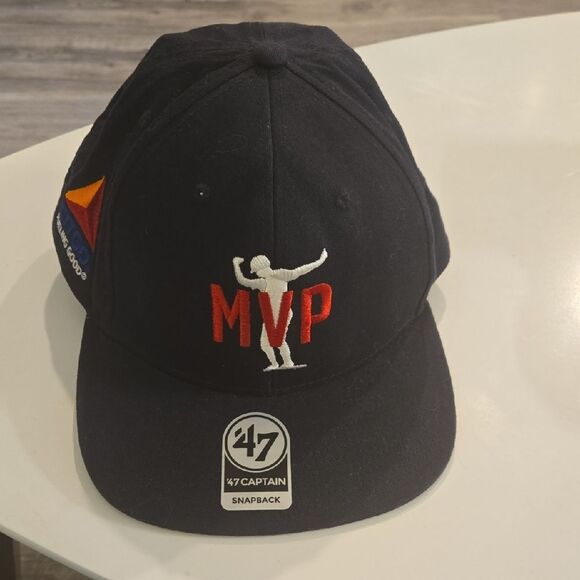 47 Brand Black MVP Snapback Hat - Picture 1 of 6